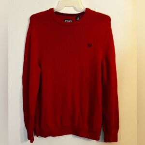 Chaps Men’s Red‎ Crewneck Sweater Large